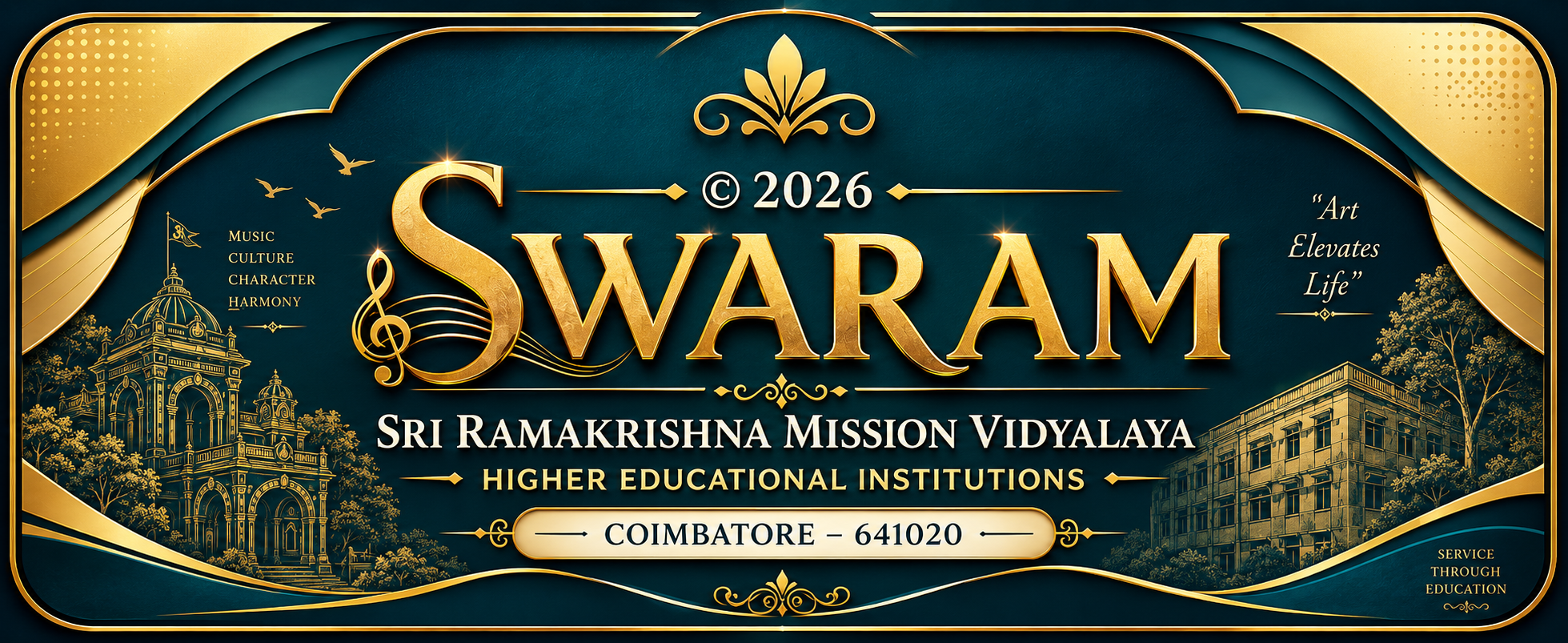 SWARAM 2026 - Sri Ramakrishna Mission Vidyalaya Higher Educational Institutions